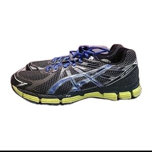 ASICS GT 2000 Running Shoes Men’s Size 12 US Black Lime Mesh Sneaker